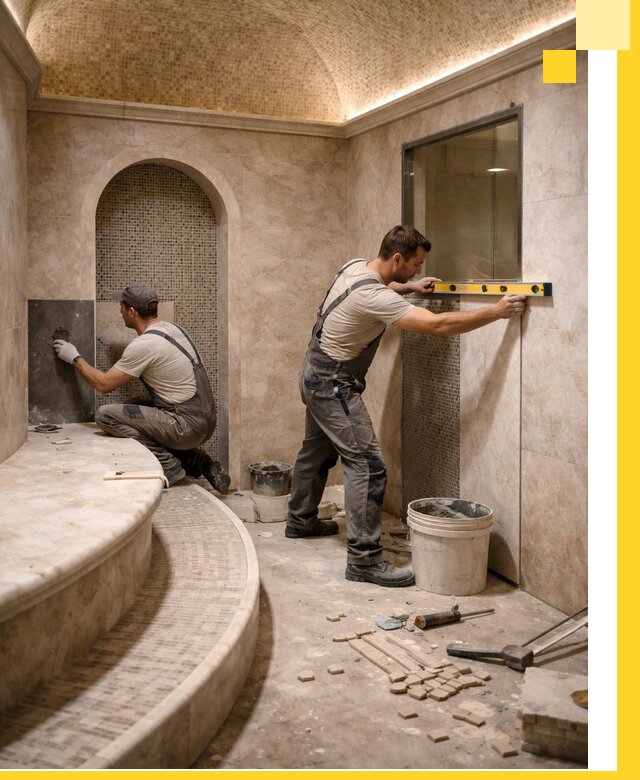 Проектирование и строительство саун с хамамом под ключ в Новодвинске