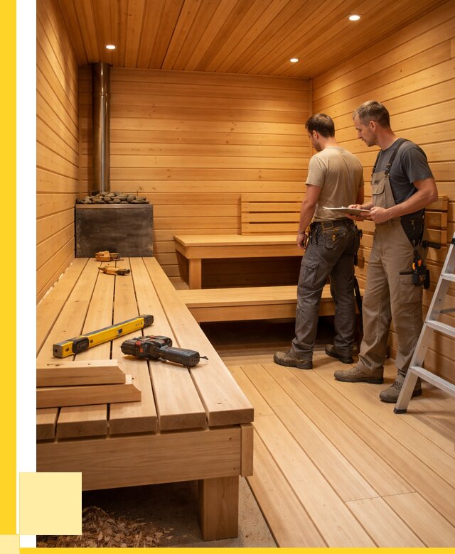 Отделка бань и саун в Новодвинске по цене от 4602 р. | ЭриданНвд