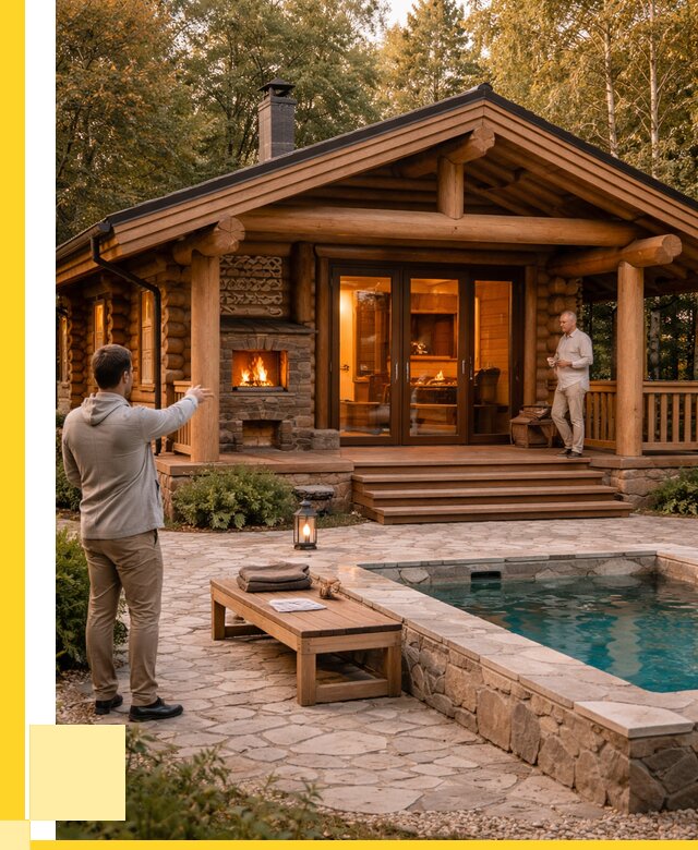 Проекты бань и хамам в Новодвинске от 25568 р. | ЭриданНвд