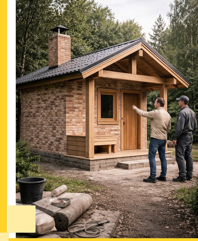 Кирпичные бани и печи в Новодвинске от 357945 р. | ЭриданНвд