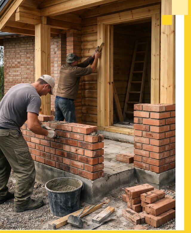 Строительство кирпичных бань под ключ в Новодвинске с гарантией качества