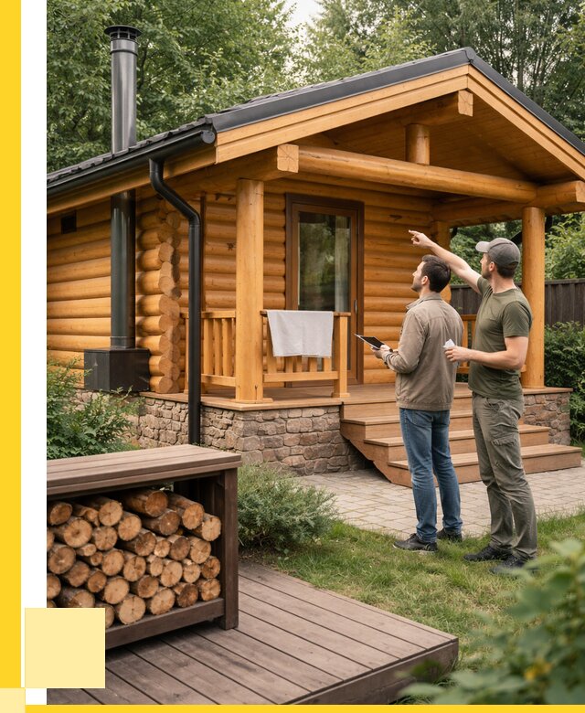 Бани для дачи под ключ в Новодвинске от 255675 р. | ЭриданНвд