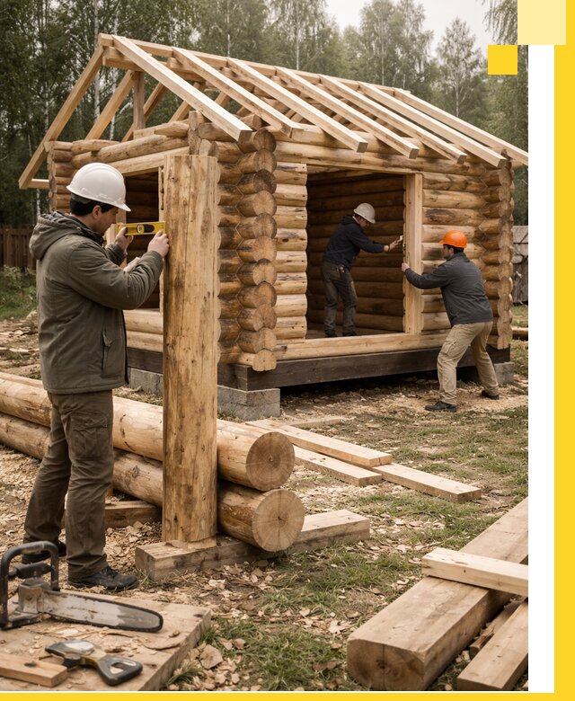 Строительство бань для дачи под ключ в Новодвинске с доставкой и монтажом