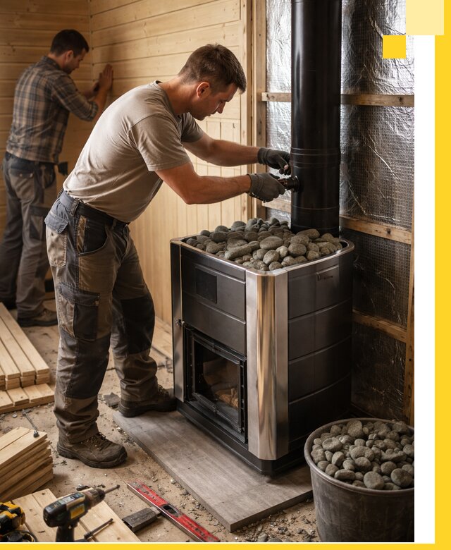 Проектирование и строительство парилок для бани в Новодвинске под ключ