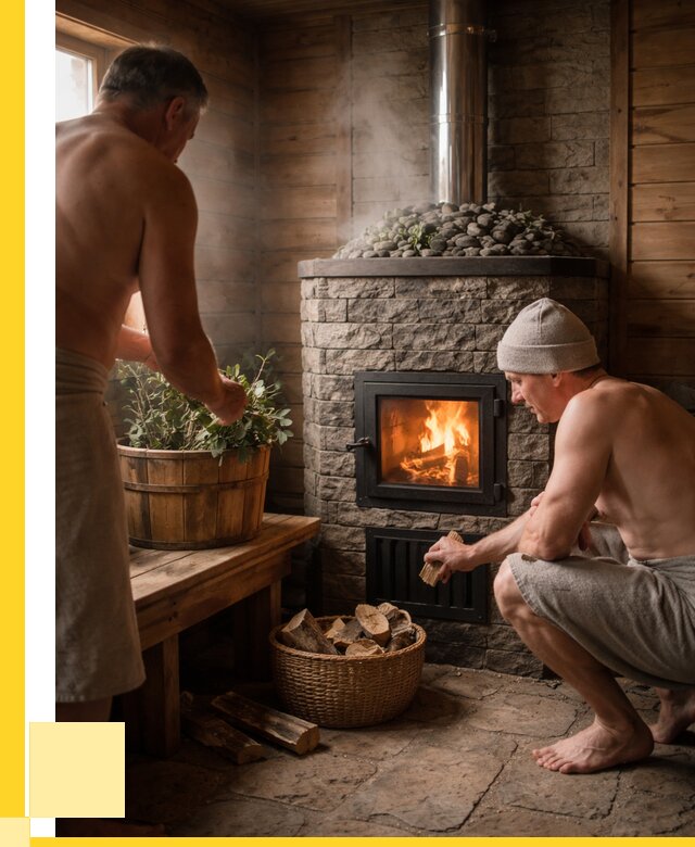 Банные печи под ключ в Новодвинске от 46022 р. | ЭриданНвд кирпичная