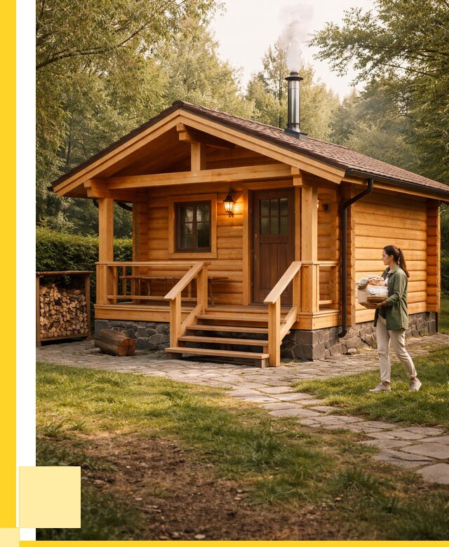 Купить баню под ключ в Новодвинске от 664755 р. | ЭриданНвд