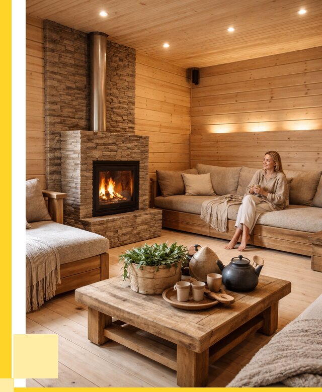 Проект бани с комнатой отдыха в Новодвинске от 35795 р. | ЭриданНвд