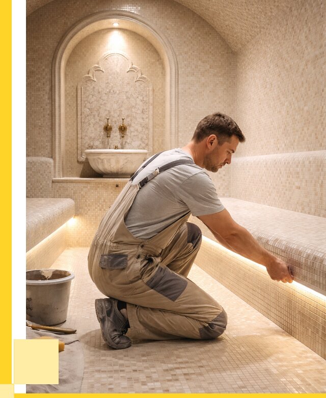 Отделка хамамов под ключ в Новодвинске от 5625 р. | ЭриданНвд