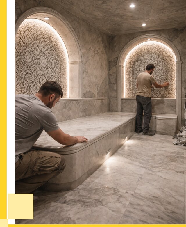 Турецкие бани под ключ в Новодвинске от 255675 р. | ЭриданНвд