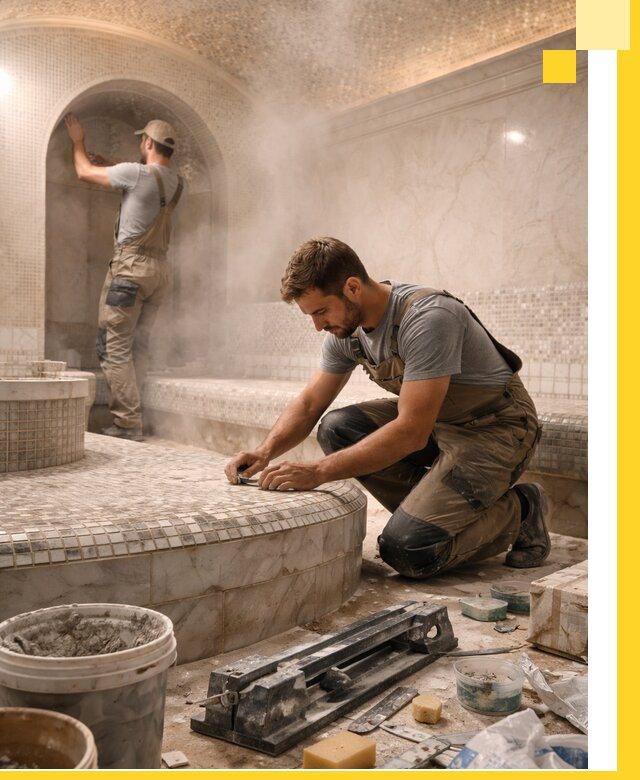 Профессиональный дизайн хамама и SPA под ключ в Новодвинске