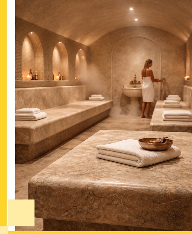 Лежаки для хамама в Новодвинске под ключ от 35795 р. | ЭриданНвд