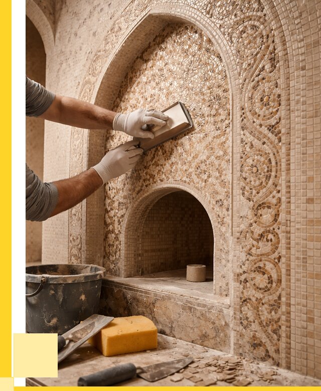 Мозаика для хамама в Новодвинске под ключ от 5114 р. | ЭриданНвд